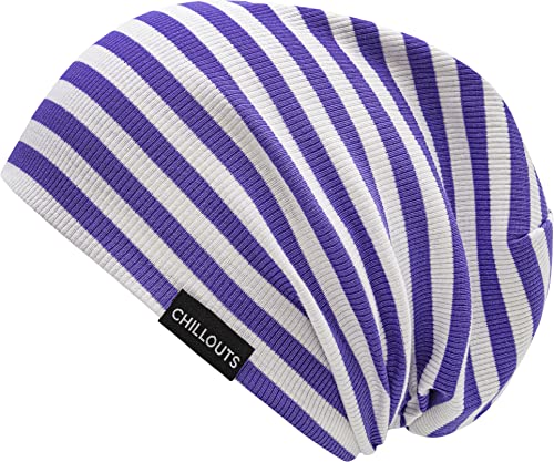CHILLOUTS Czapka typu long beanie, uniseks, fioletowy, jeden rozmiar