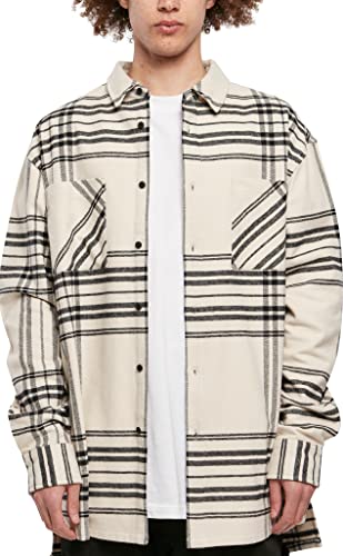Urban Classics Męska koszulka z długim rękawem w stylu oversize, z napisem Softseagrass, XL, trawa soft seagrass, XL