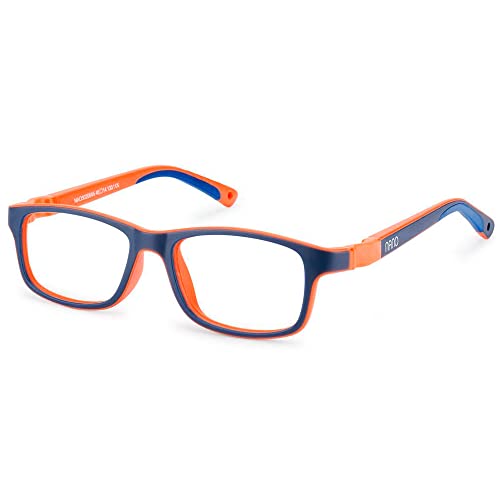 Nanovista Crew 3.0 Okulary, Bicolor Marine Mat/Orange, 46 Unisex Dzieci, Dwukolorowy granatowy matowy/pomarańczowy, Dwukolorowy granatowy matowy/pomarańczowy