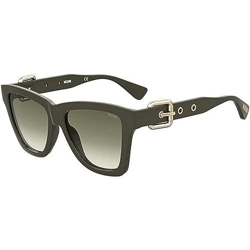MOSCHINO MOS131/S, okulary, wojskowe zielone, 54 damskie, Wojskowy zielony, 54