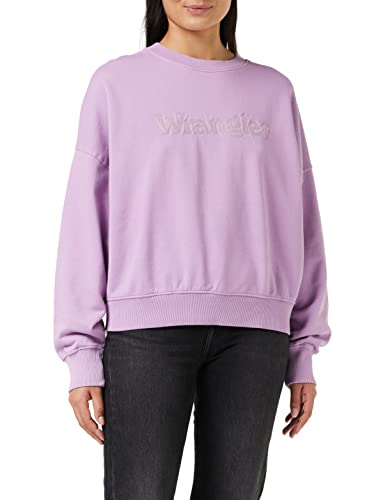 Wrangler Damska bluza relaksacyjna, naturalny fiolet, rozmiar S