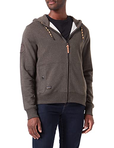 Camel Active Męska Kurtka Z Dzianiny 409401/8W11, Dark Brown, Xxl