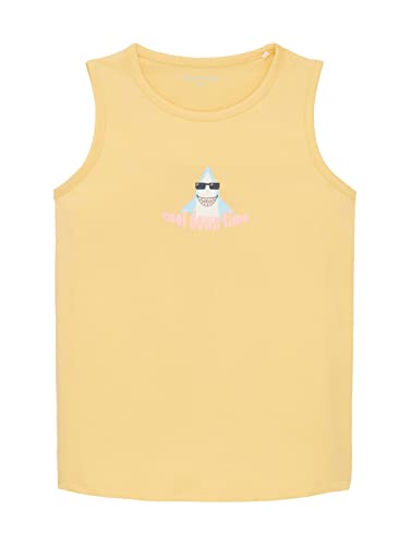 TOM TAILOR Tank top dla chłopców i dzieci z nadrukiem, 27376 - Sunrise Orange, 92
