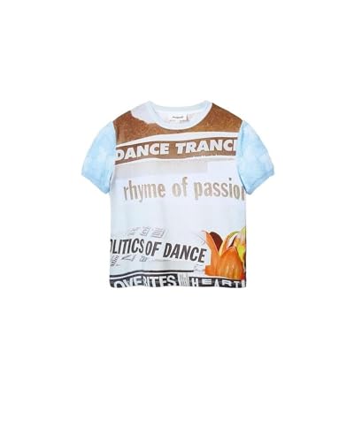 Desigual T-shirt damski, niebieski, M