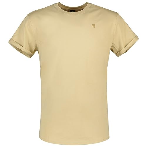 G-STAR RAW Męski t-shirt Lash, beżowy (Postbag D16396-b353-1868), XL