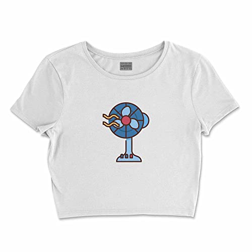 Bona Basics, Koszulka damska z nadrukiem cyfrowym,%100 bawełna, biała, casualowa, topy damskie, rozmiar: M, biały, M Krótki