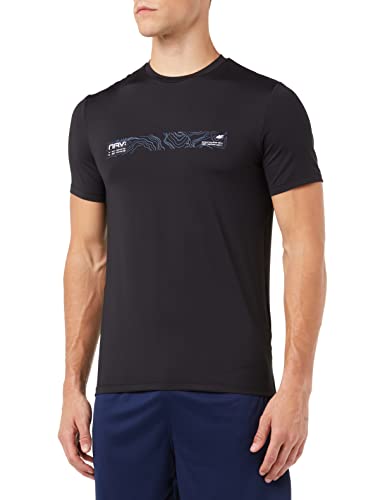 4F T-shirt męski, Tsm019 Tshirt, głęboka czerń, XL, głęboka czerń, XL