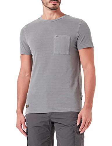 Camel Active Męski T-Shirt, Stone Gray, S