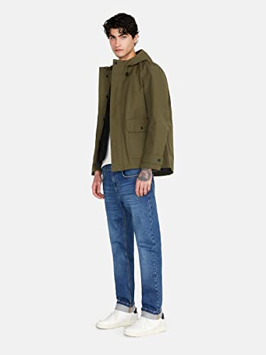 Sisley Męska kurtka 2TCZSN01H Military Green 901, XL, zielony wojskowy 901, XL