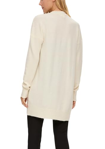 Q/S by s.Oliver Damski długi kardigan, biały, M