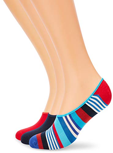 Happy Socks Męskie skarpety 3-pak Multi Stripe Liner, wielokolorowe (wielokolorowe 630), 7-10 (rozmiar 41-46) (3 sztuki)