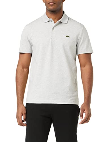 Lacoste Męska koszulka polo DH0783, srebrna China, XL
