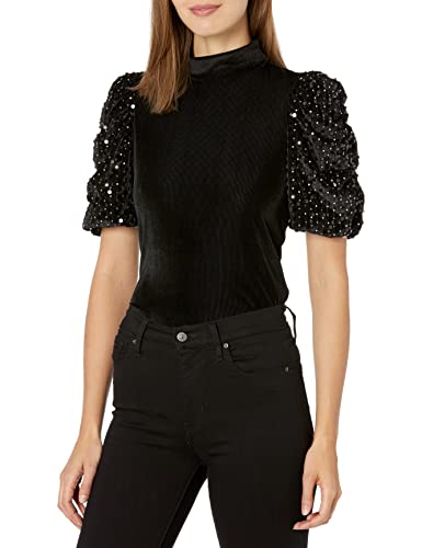Desigual T-shirt damski ts_gwendoline, czarny, M