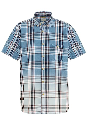 camel active Męska koszula 409210/1S50, indygo, 3XL, indygo, 3XL
