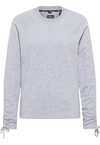 DreiMaster Maritim Bluza damska 35424014, jasnoszary melanż, XL, jasnoszary melanż, XL