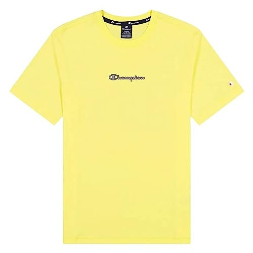 Champion Koszulka męska Soft Fluo S/S, Limon, XXL