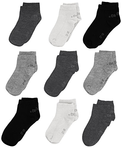 s.Oliver Socks Skarpety chłopięce S21010, Szary (Grey 49), 31-34