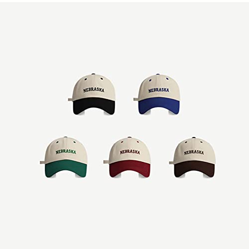 Clotth Haft z literami, miękka górna część, para all-match, ochrona przed słońcem, czapka baseballowa dla kobiet, 263-Royal Blue, jeden rozmiar