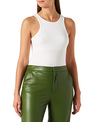 VERO MODA Women's VMBIANCA SL Tank top NOOS Tank top, śnieżnobiały, L