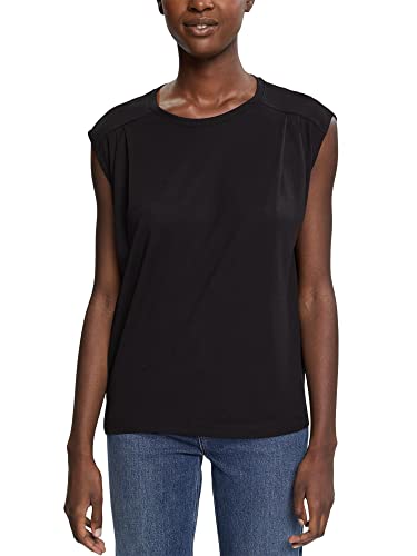 ESPRIT Collection Damska koszulka 072EO1K321, 001/BLACK, S