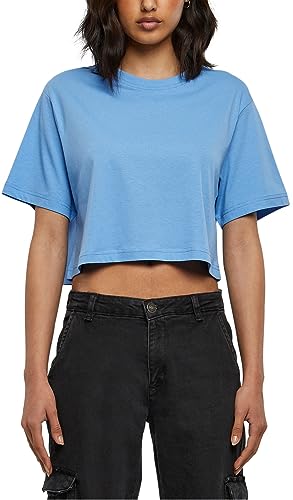 Urban Classics Damska koszulka damska Short Oversize Tee w różnych kolorach, rozmiar XS - 5XL, niebieski poziomy., 4XL