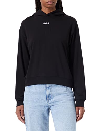 HUGO Damska bluza z kapturem Shuffle_Hoodie, czarny (Black1), S