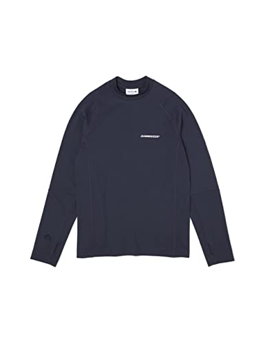 Lacoste Męska koszulka z długim rękawem Slim Fit, Niebieska noc, L