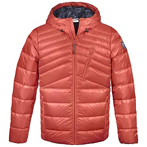 Dolomite Męska kurtka dziecięca Chaqueta Con Capucha MS CORVARA, Burnt ORANGE, S, Burnt Orange