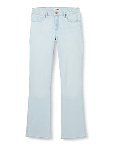 Wrangler Jeansy damskie typu bootcut, ŻÓŁTY, 34W / 34L