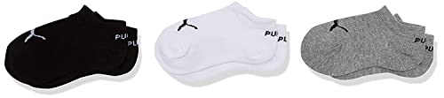 PUMA Skarpety sportowe chłopięce (3 sztuki), szary (Grey/White/Black 803), 23/26 EU