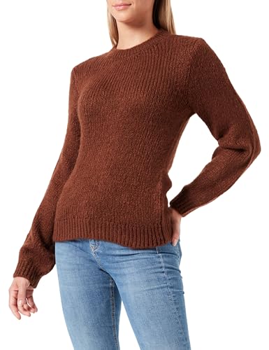 JdY Jdydinea L/S O-Neck Solid Pull KNT Noos sweter damski, fondue krówka, L