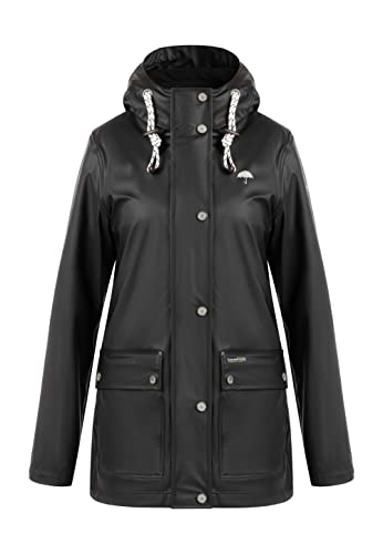 Schmuddelwedda 3 w 1 kurtka przeciwdeszczowa damska 34323358, czarny, XL