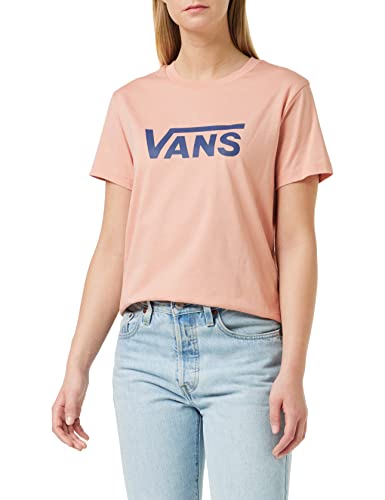 Vans Damska koszulka Drop V SS Crew-B, brzoskwinia beżowa, XS