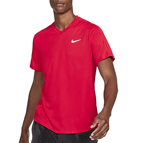 Nike Męska koszulka M Nkct Df Vctry Top T-Shirt, University Red/University Red/White, L