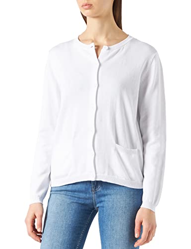 Armor Lux Kardigan damska kurtka z dzianiny, biały, L