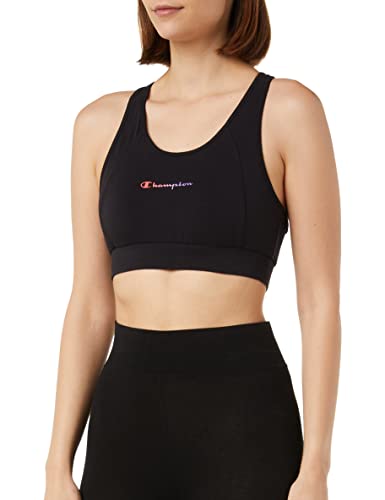 Champion Sportowy biustonosz sportowy Athletic C Quick Dry Small Logo, czarny, L