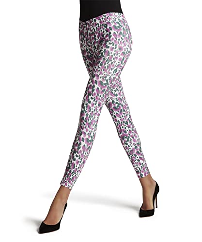 FALKE Kobiety Legginsy Camostone W LE Delikatne kryjące z wzorem 1 Para, Wielokolorowy (Greenmix 0870), S