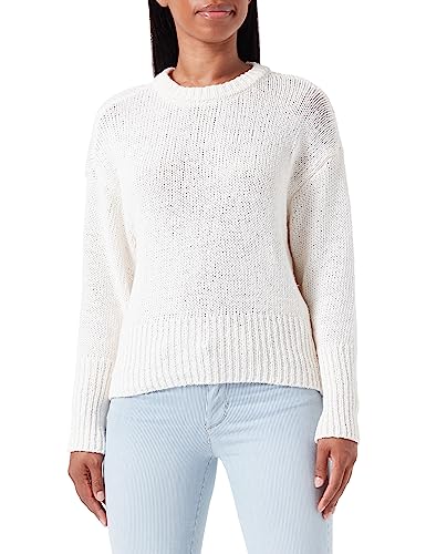 MUSTANG Damski sweter w stylu Carla C, biały (Whisper White 2013), S, Whisper White 2013, S