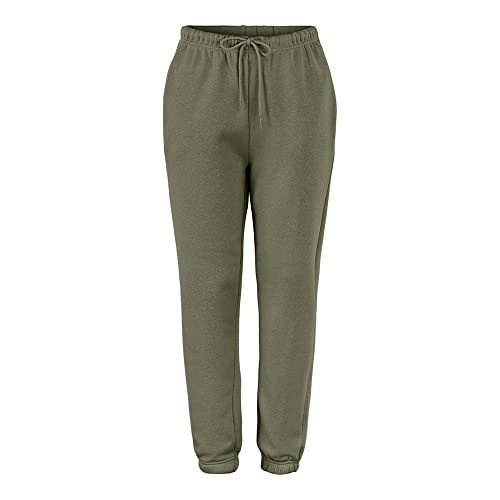 PIECES Damskie spodnie dresowe PCCHILLI HW Sweat Pants NOOS BC, Deep Lichen Green, L