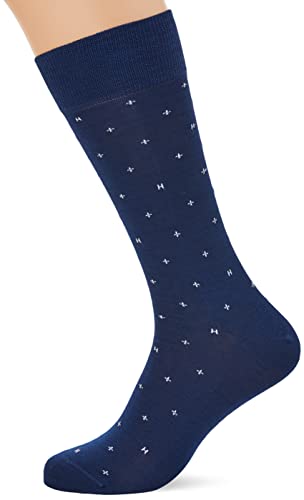 Hackett London Skarpety męskie Cross H w kropki, granatowy, S