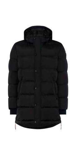 BRAX Męska kurtka pikowana Vito Light Touch z inteligentnymi detalami do stylizacji, parka, czarny, L