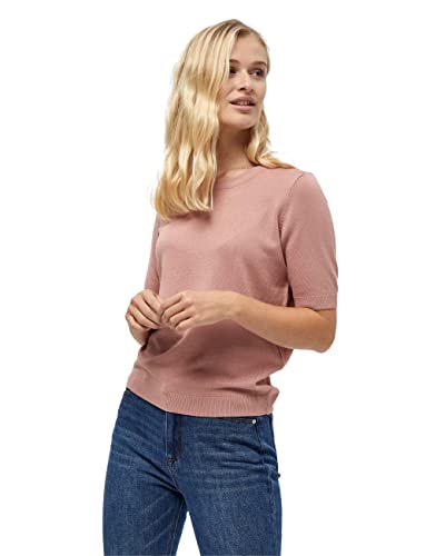 Peppercorn Damski sweter z krótkim rękawem Tana, 4458 Ash Rose, S