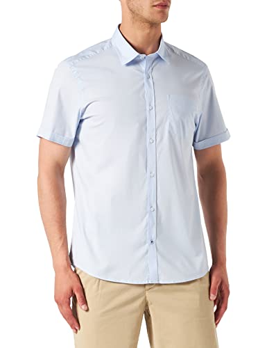 Pioneer Męska koszula z krótkim rękawem Megaflex, jasnoniebieski, 3XL