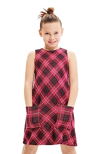 Desigual Dziewczęca sukienka casualowa Carmela, czerwony, 14 Lata