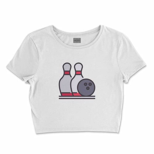 Bona Basics, Koszulka damska z nadrukiem cyfrowym,%100 bawełna, biała, casualowa, topy damskie, rozmiar: S, biały, S Krótki