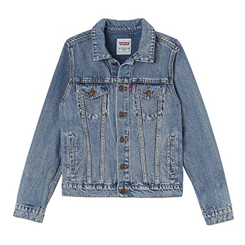 Levi's Kids Truck Kurtka chłopięca, Niebieski (Dien-46), 8 lat
