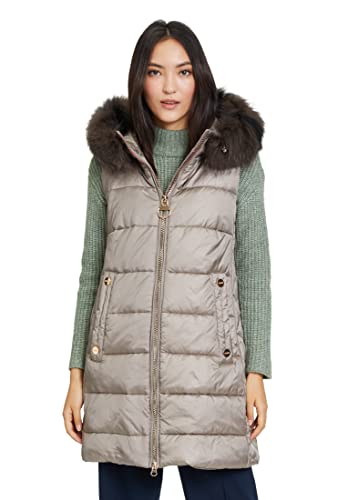Betty Barclay Damska kamizelka 7384/1546 wata, Dark Almond, 42