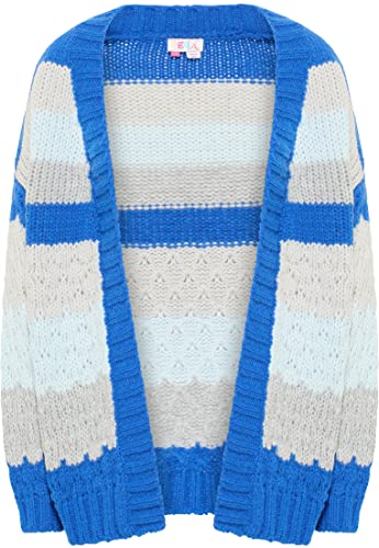 IZIA Otwarty kardigan damski 19025296, niebieski, XS-S