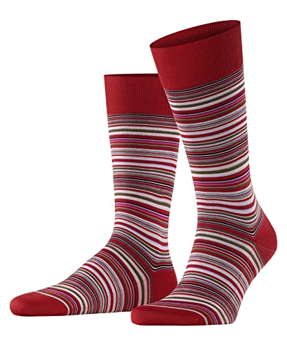 FALKE Mężczyźni Skarpety Microblock M SO Bawełna z wzorem 1 Para, Czerwony (Red 8229), 43-44