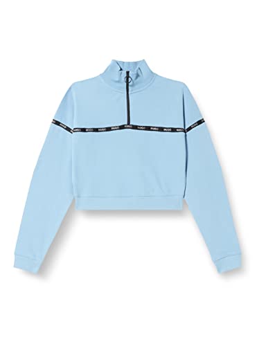 HUGO Damska bluza Darini, turkusowa/Aqua440, M